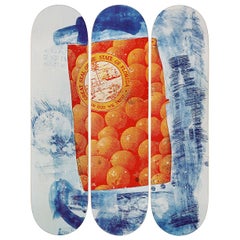 Voitures de skateboard bannières d'après Robert Rauschenberg