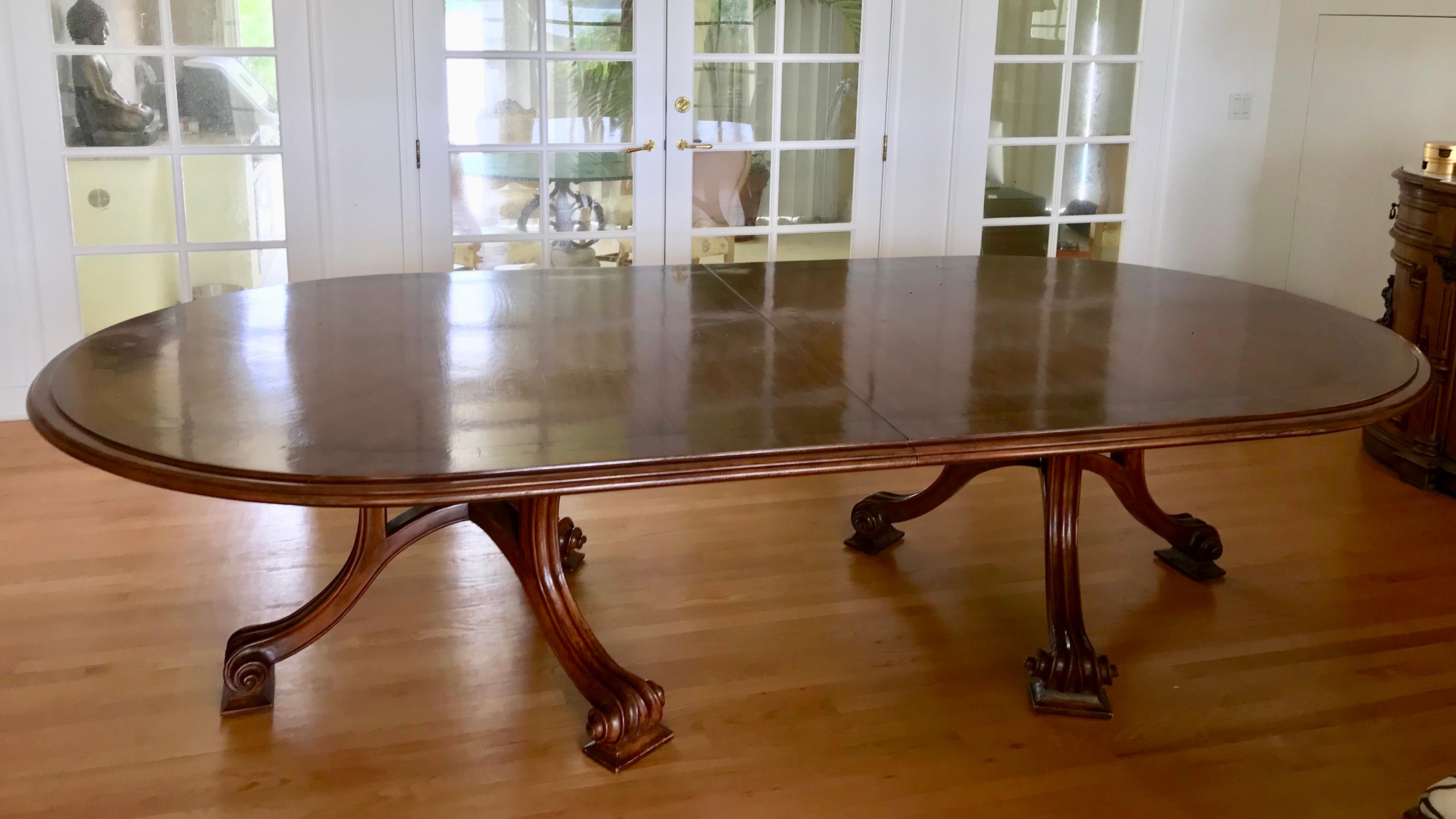 Banquet Dining Table by Therien Studio Workshops In Good Condition In West Palm Beach, FL