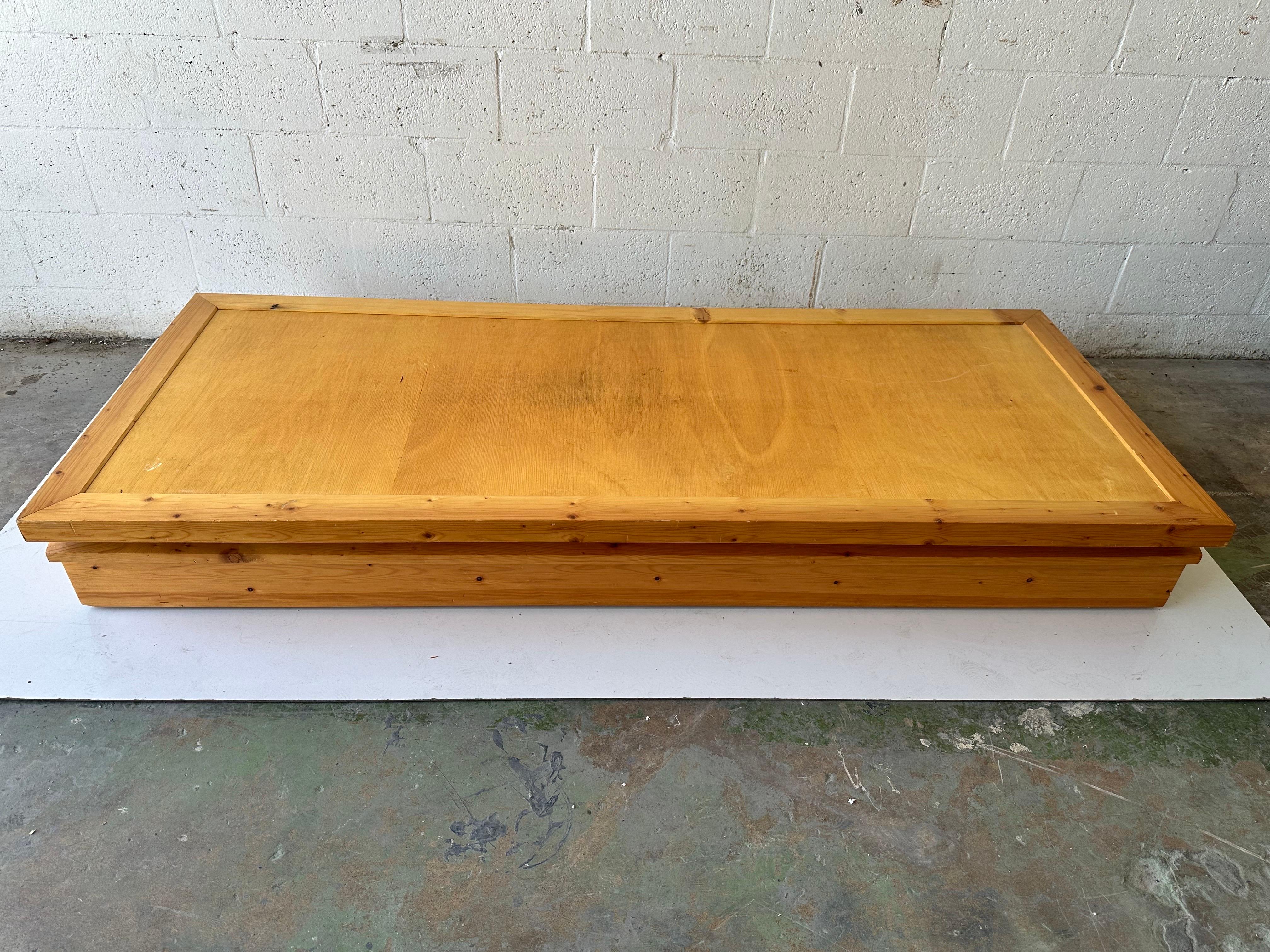 Banquette Bench Charlotte Perriand Style From Meribel In Good Condition For Sale In Miami, FL