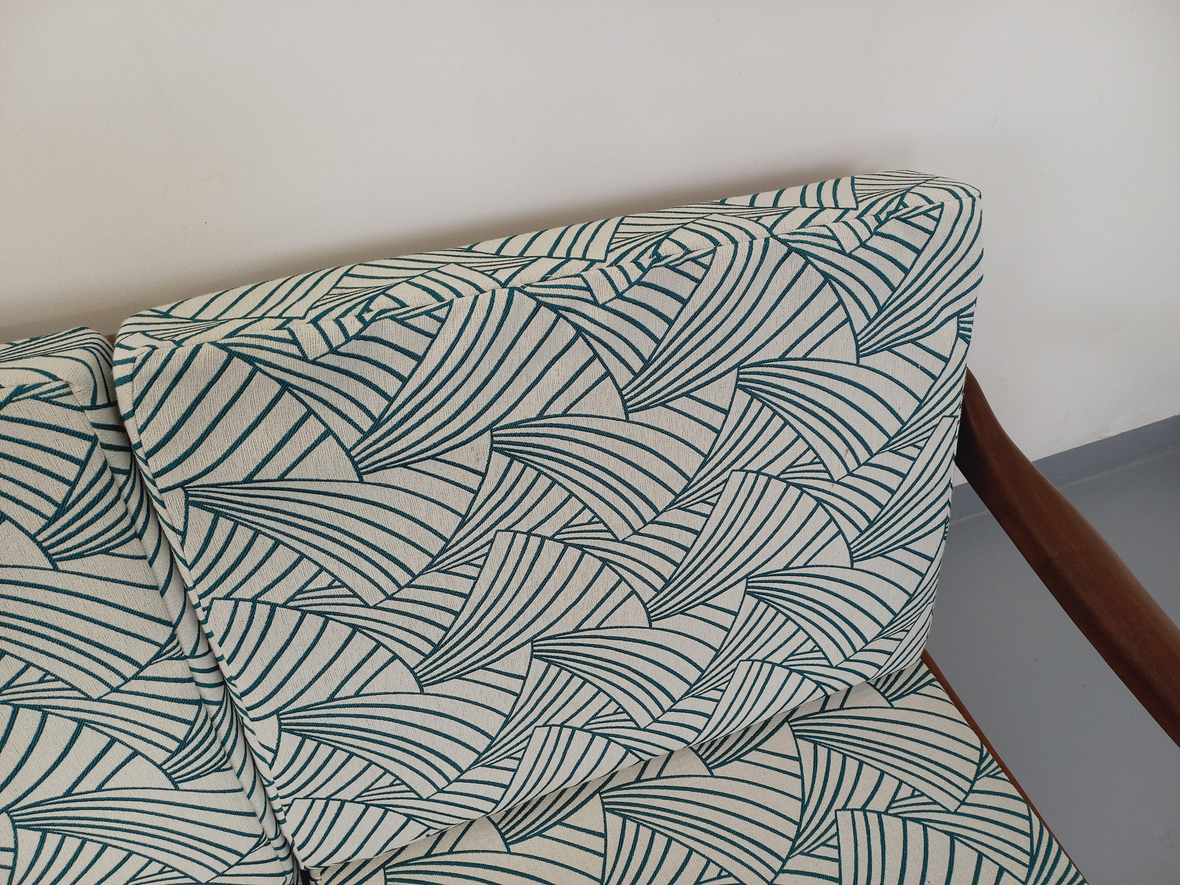 Banquette canapé 3 posti scandinava vintage Arne Wahl Iversen pour Komfort teck in vendita 9