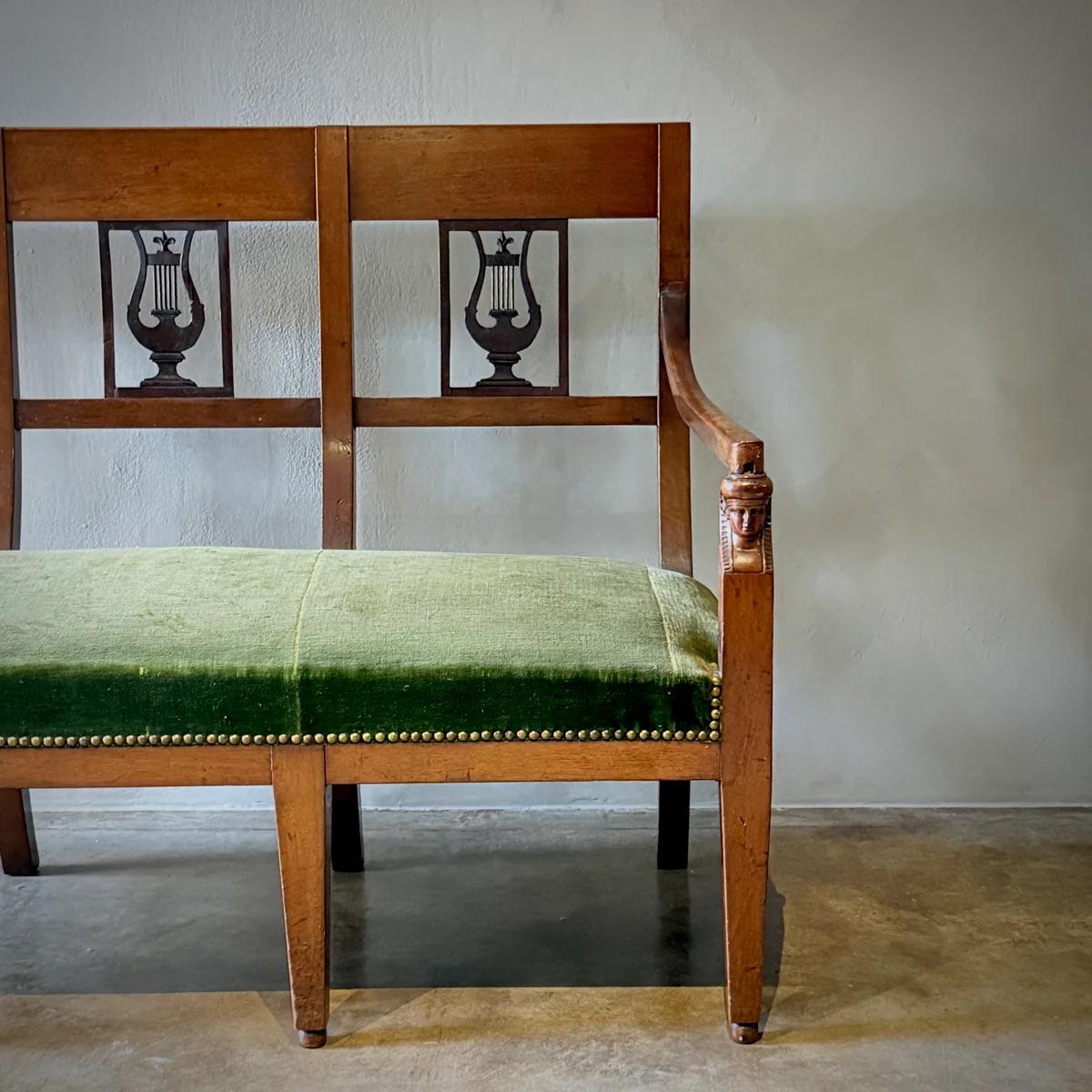 Banqueta/Settee principios del siglo XIX en venta