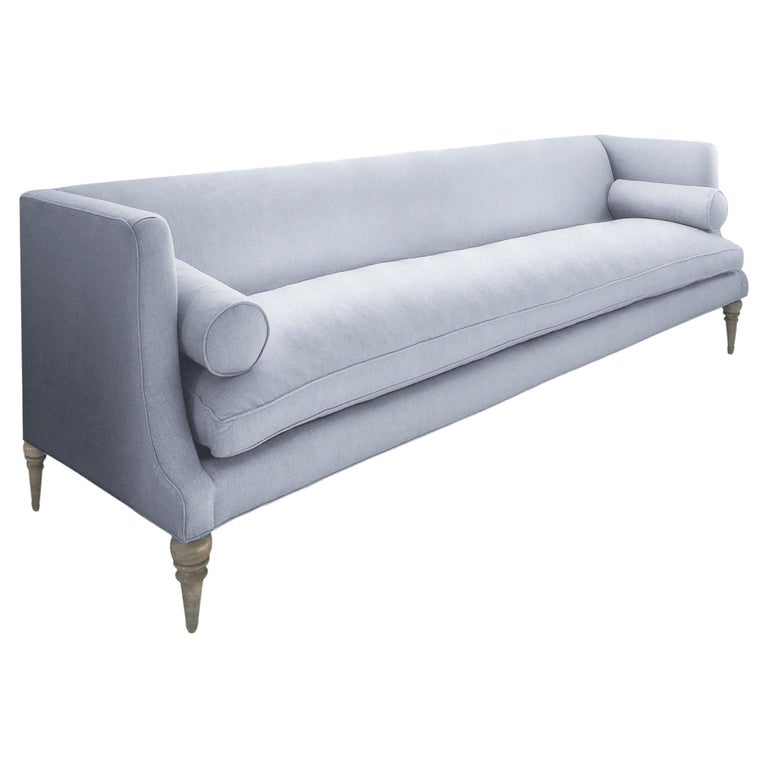 rouw Gewoon eeuwig Banquette, Soft Outdoor Gray Fabric, Dining Bench, Settee, Sofa,  Handcrafted For Sale at 1stDibs | settee bench, dining settee, settee  dining bench