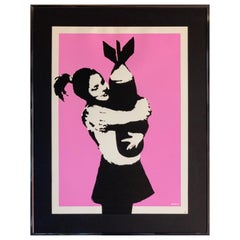 Bansky Bomb Hugger Bomb Love 2005 
Banksy British
