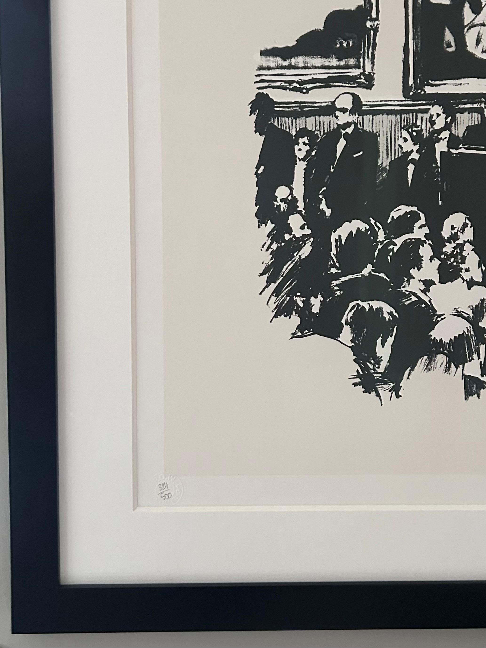 Bansky, Morons (White) (Unsigned), 2007

Screenprint on paper

56 x 76 cm (22 x 29.9 in)

Edition 324 of 500

