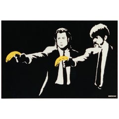 Bansky Pulp Fiction 2004 'Banksy British'