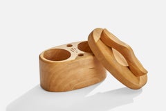 Bänsteboa, Deckeldose, Holz, Schweden, 1970er