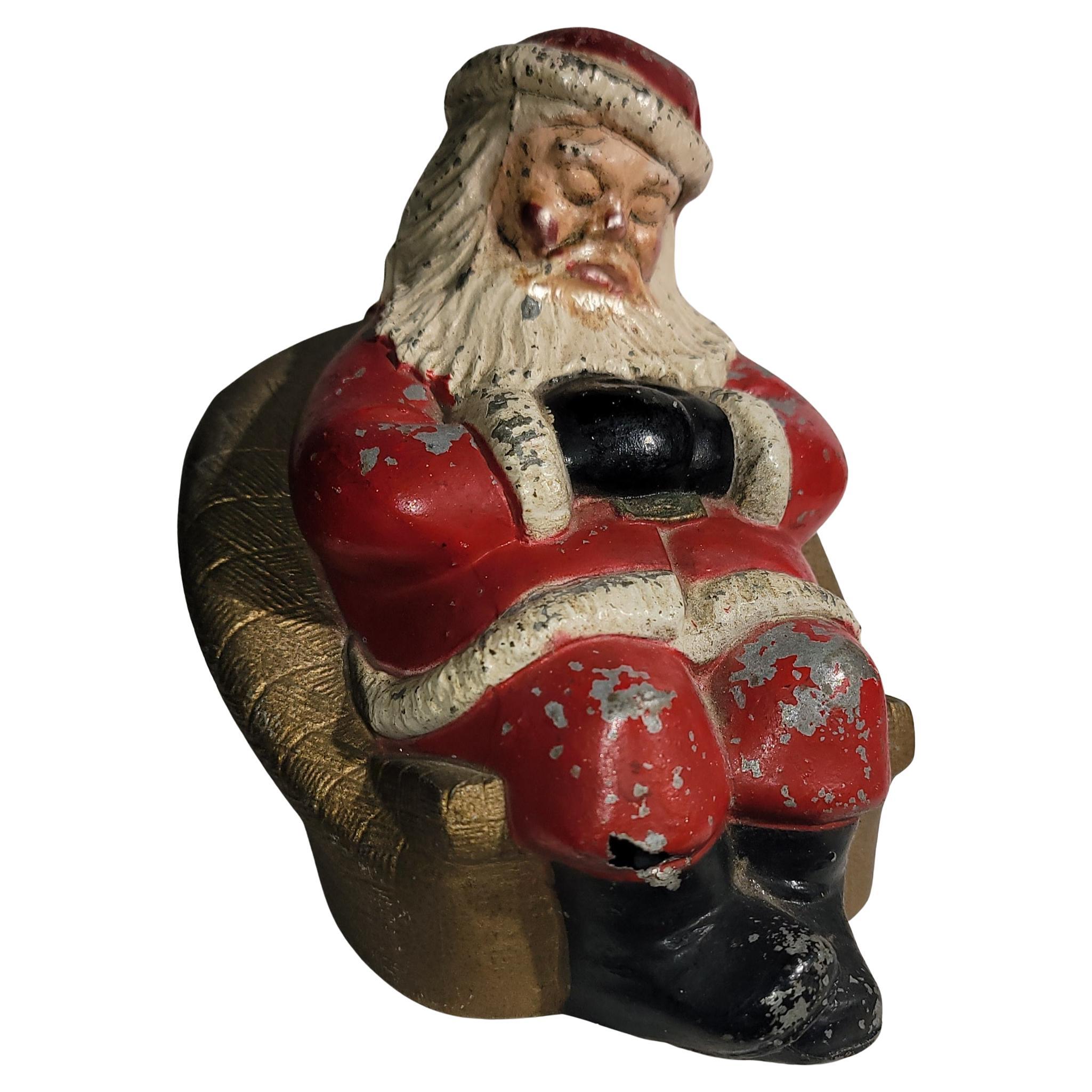 Banthrico Inc. Chicago Metal Santa Coin bank in vendita