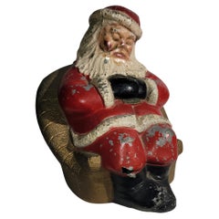Banthrico inc Chicago Metal Santa Coin Bank aus Metall