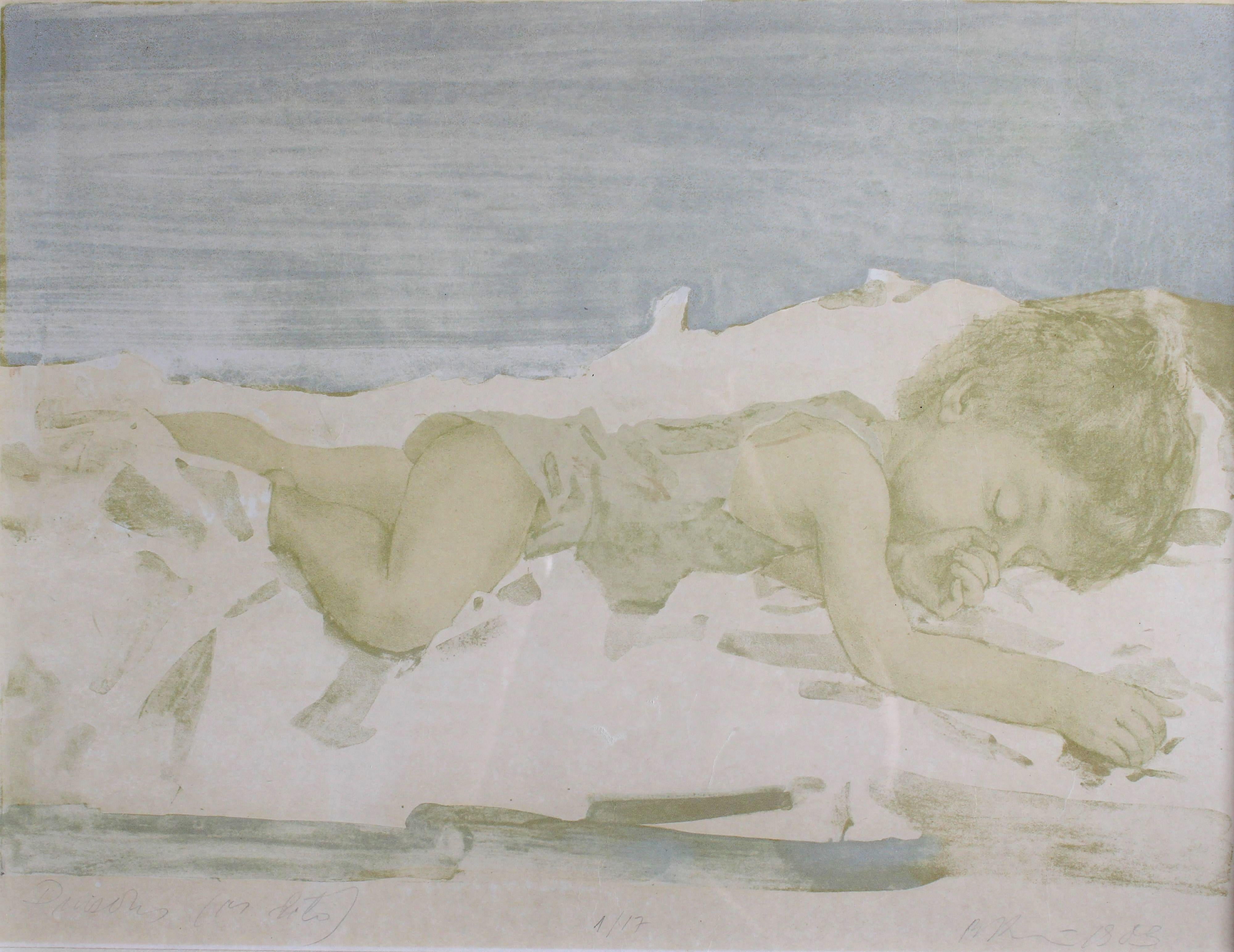 El niño  1/17. 1983. Papel, litografía, 39x51 cm