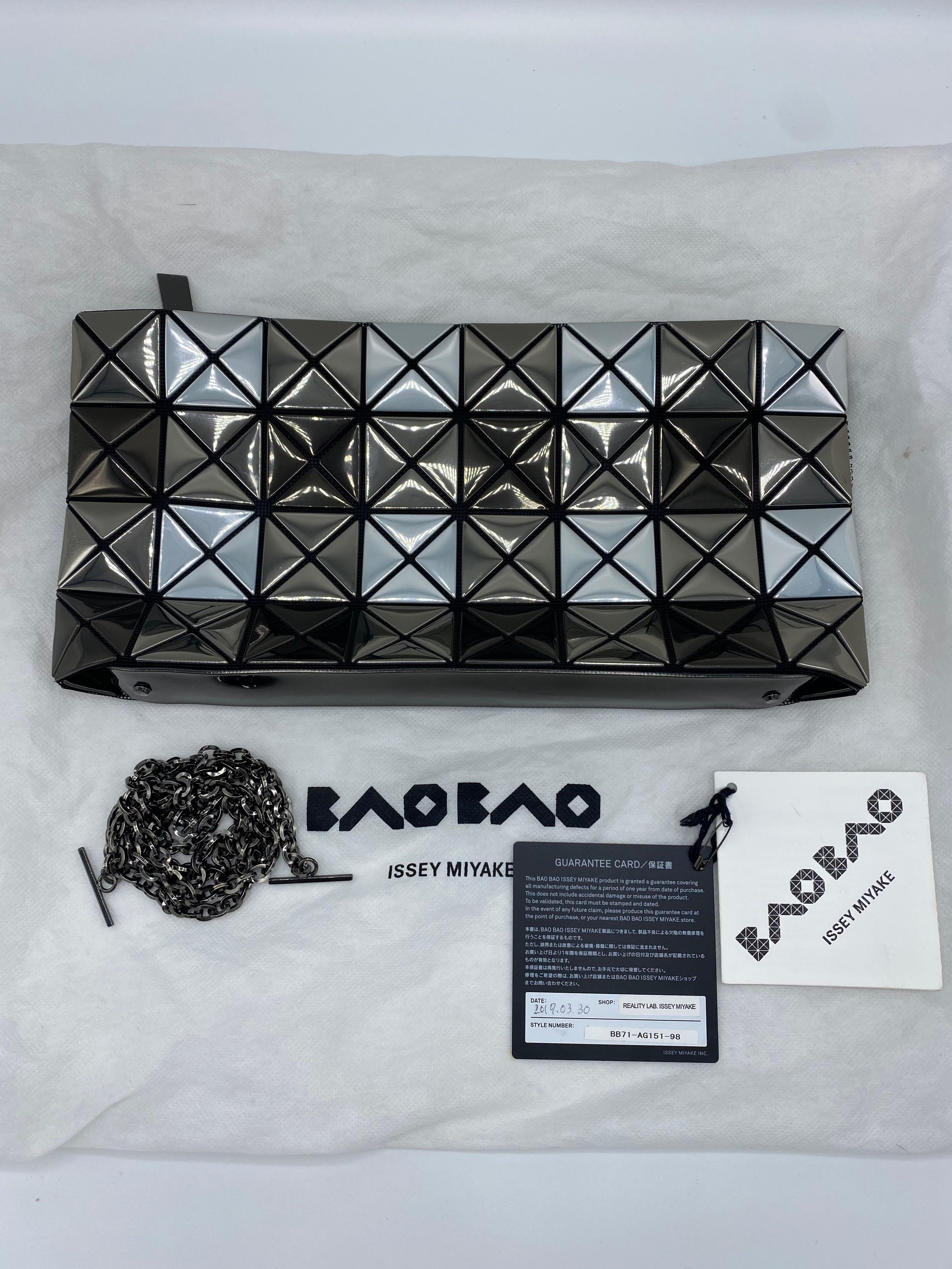 Bao Bao Issey Miyake Women's Metallic Prism Crossbody Bag For Sale 3