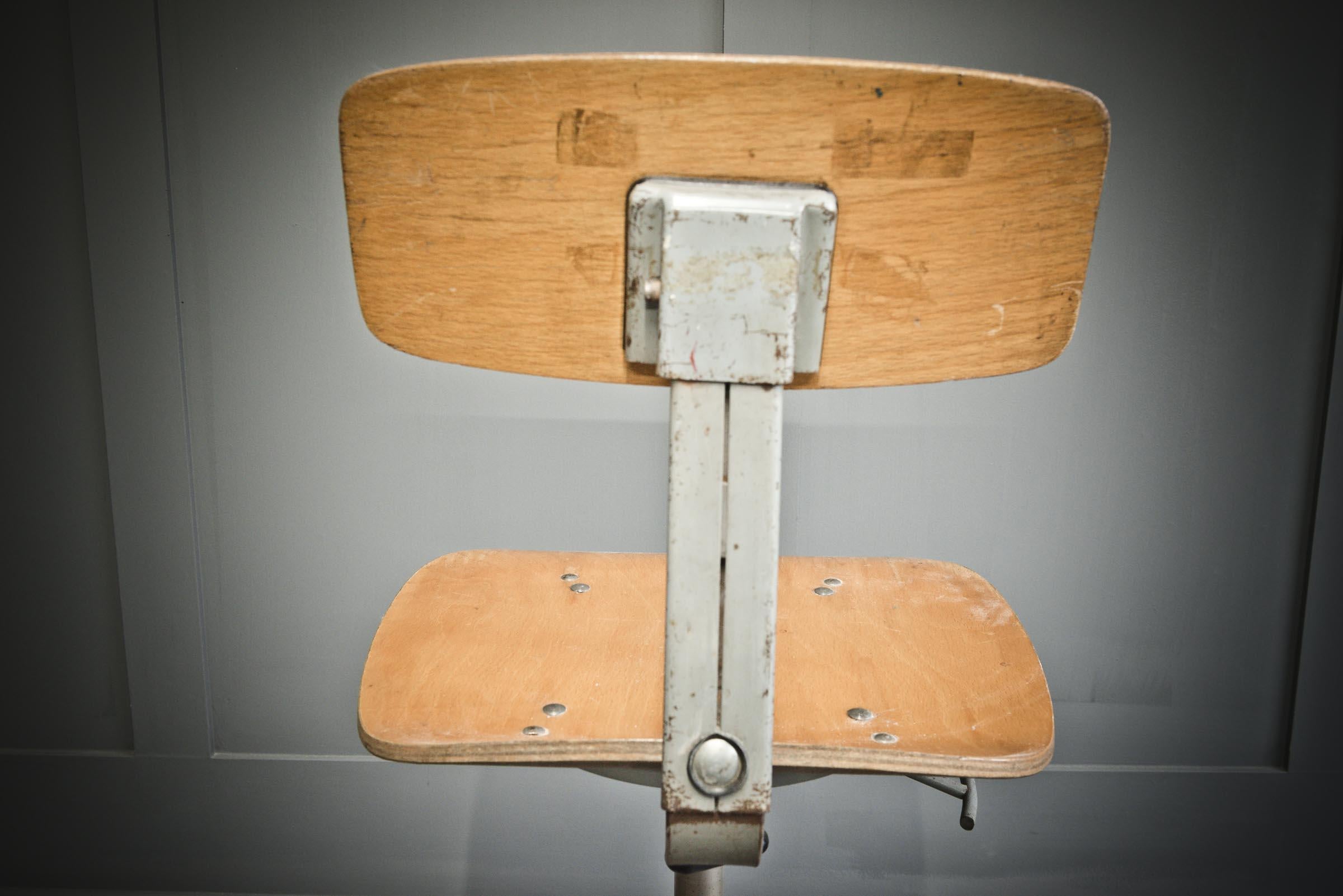 B.A.O. Industrial Architect's Stool For Sale 7