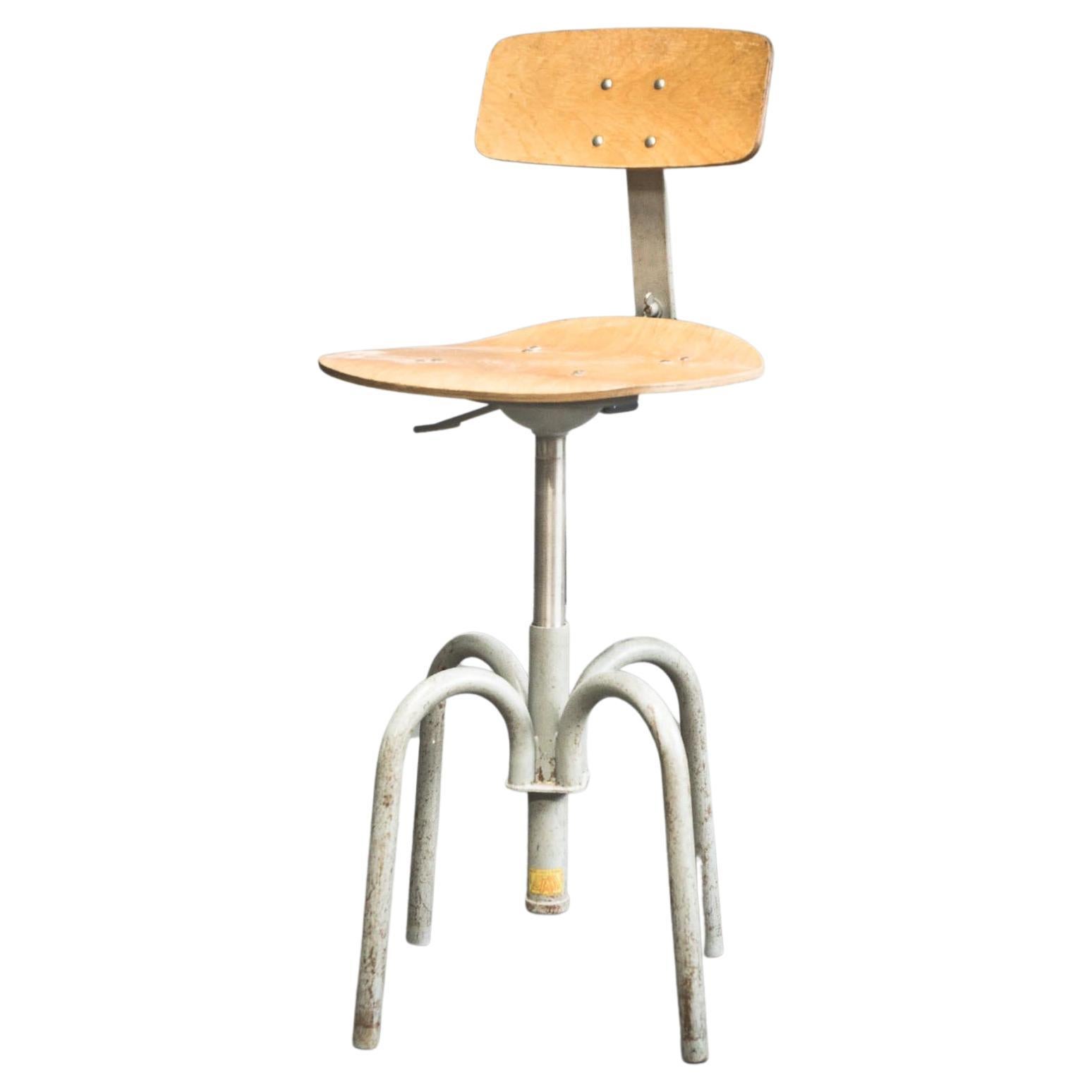 B.A.O. Industrial Architect's Stool For Sale