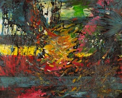 Baochun Tao Abstract Original Oil On Canvas "Atmosphere"