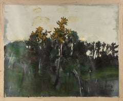 Baochun Tao Landscape Original Oil On Canvas "Rootless Tree"