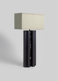 Baoli Table Lamp Large in Brass & Semi Precious Stone, Viya by Vikram Goyal