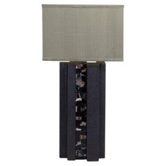 Baoli Table Lamp Medium in Brass & Semi Precious Stone, Viya by Vikram Goyal