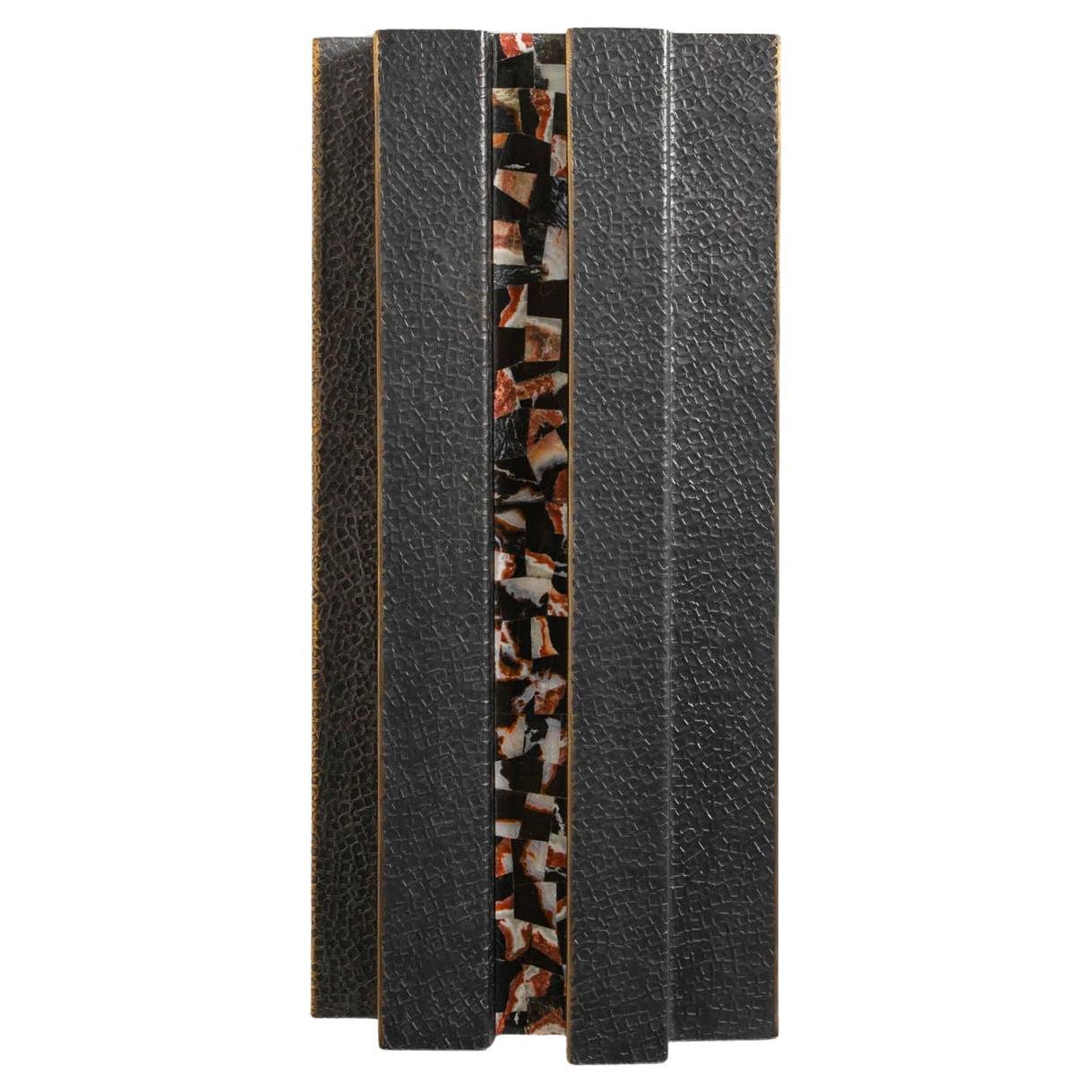 Baoli Wall Sconce in Brass 
Semi Precious Stone, Viya by Vikram Goyal For Sale