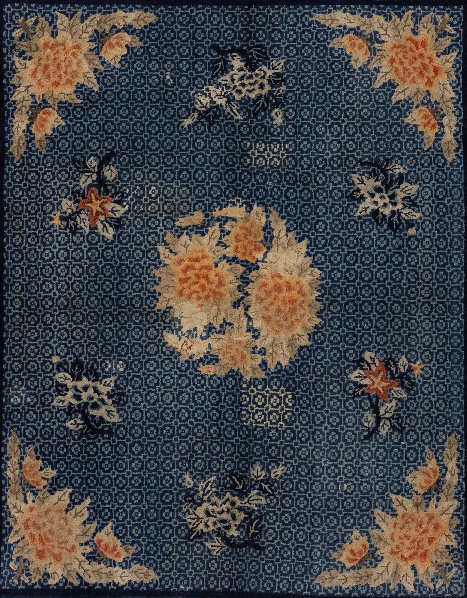 Chinois Tapis chinois Baotou, vers les années 1890 en vente