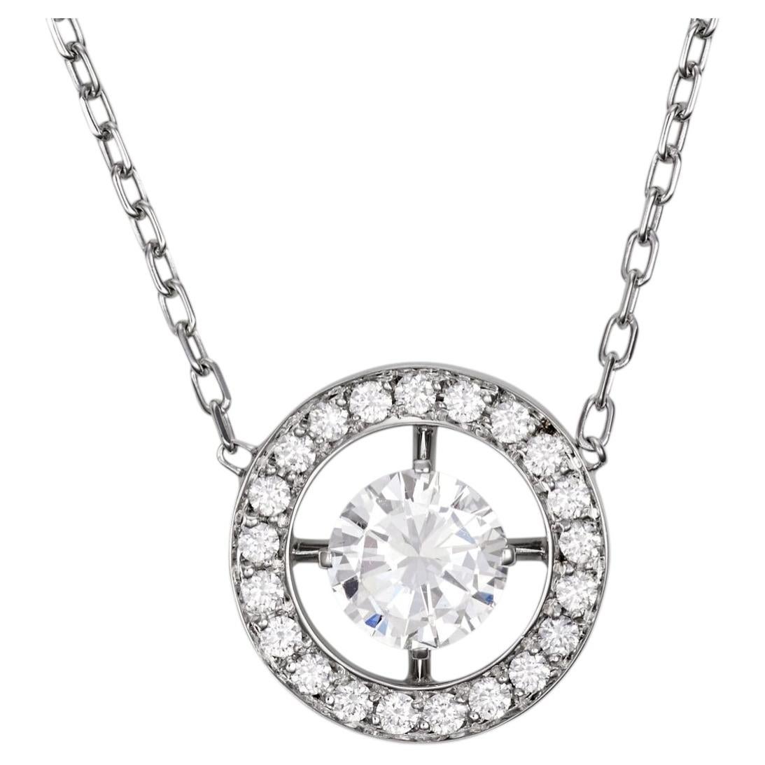 Pre-owned Boucheron Ava 1 Carat Diamond Necklace In Multi