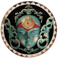 Devi, Figurativo, Murale, Legno, Fibra, Metallo di Artista Contemporaneo "In magazzino"
