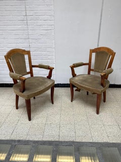 Baptistin Spade, deux fauteuils Art déco, circa 1930 / 1940