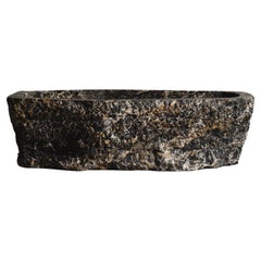 Baptiz Black Marble Bathtub by Andres Monnier