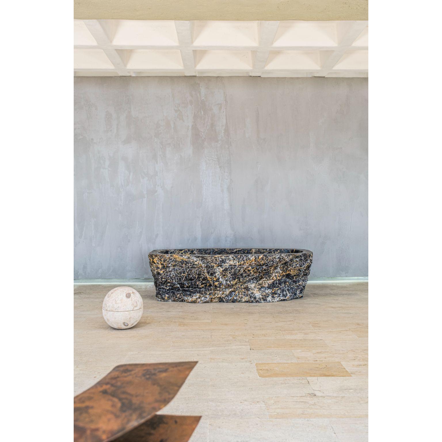 Contemporary Baptiz Rock Bath Tub by Andres Monnier