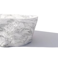 Baptiz White Marble Bath Tub by Andres Monnier
