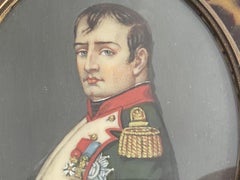 Napoleon and Josephine Miniature paintings