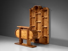 Mueble Bar y Mueble Pared de Pino Macizo