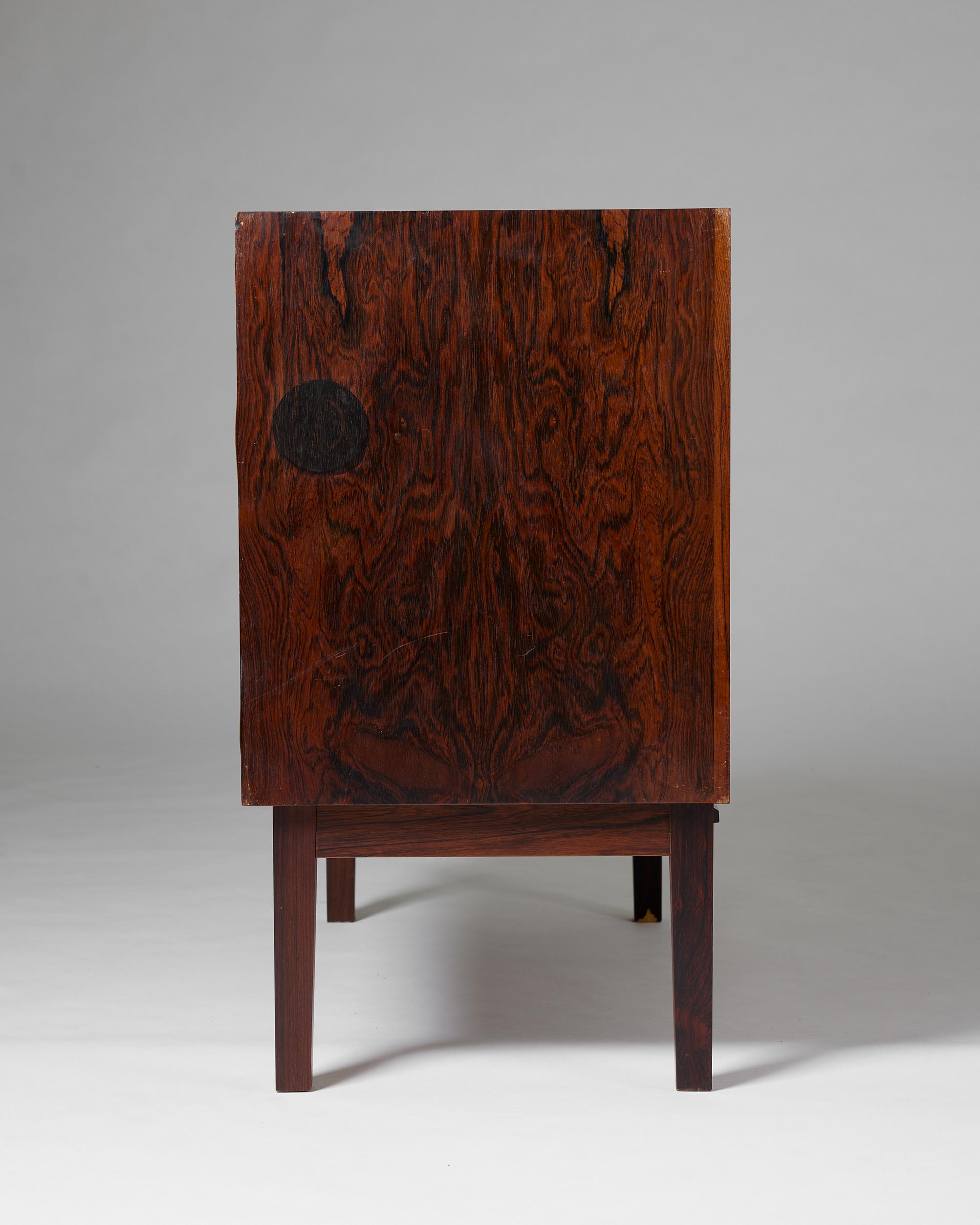 Rosewood Bar cabinet, anonymous, Sweden, 1950s