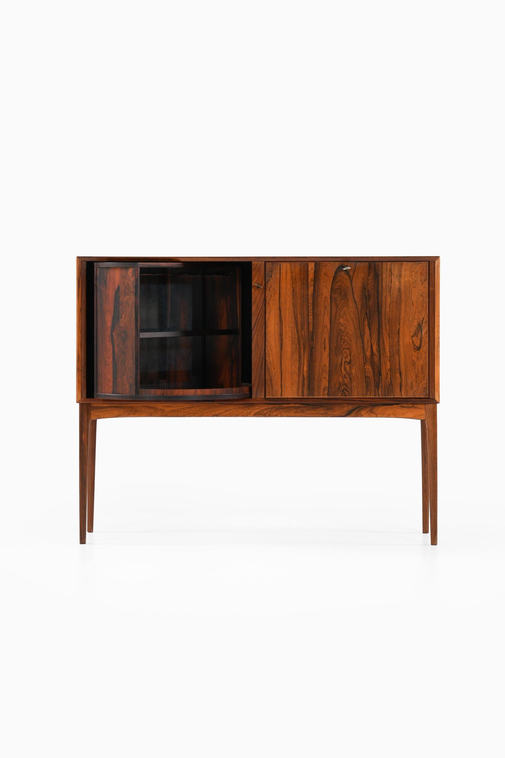 Rosewood Bar Cabinet Attributed to Torbjørn Afdal by Mellemstrands Møbelfabrik in Norway