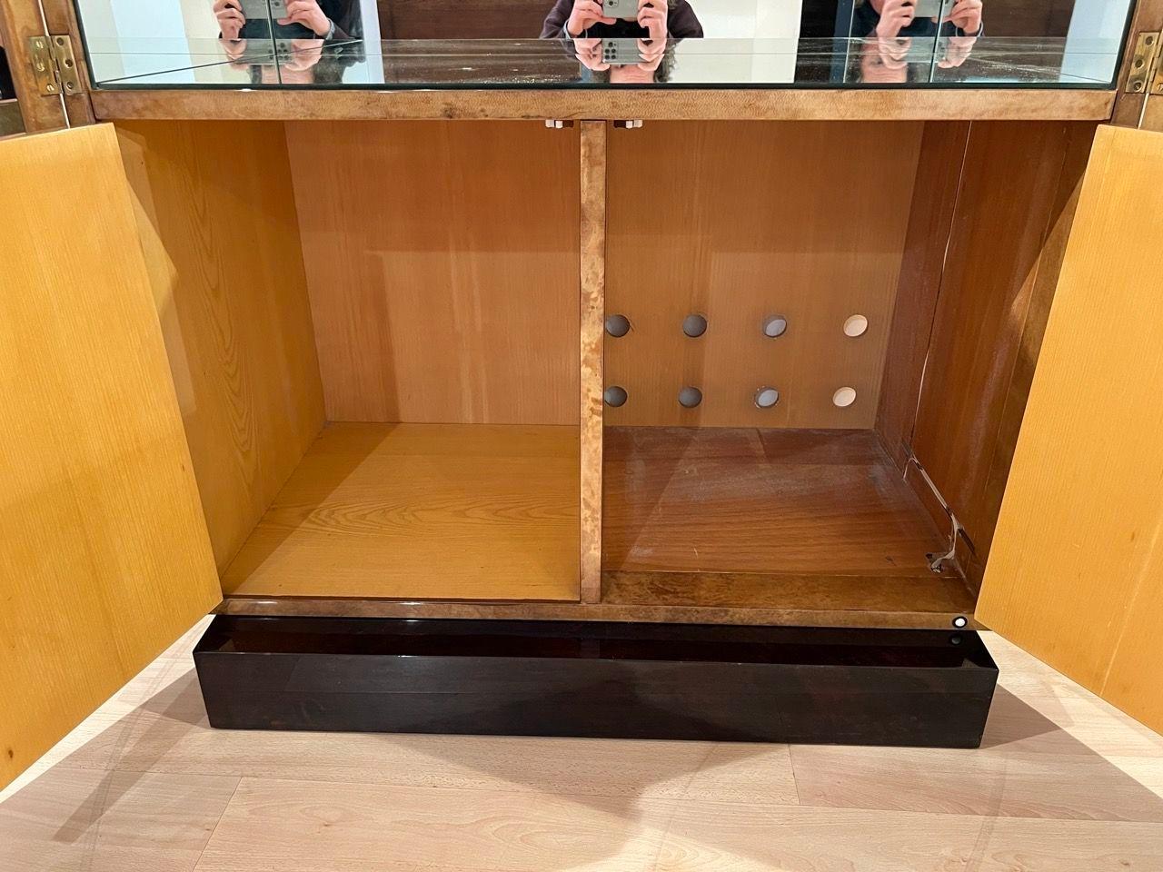 Barschrank von Aldo Tura, Pergament, Lack, Verspiegelt, Italien um 1970 11