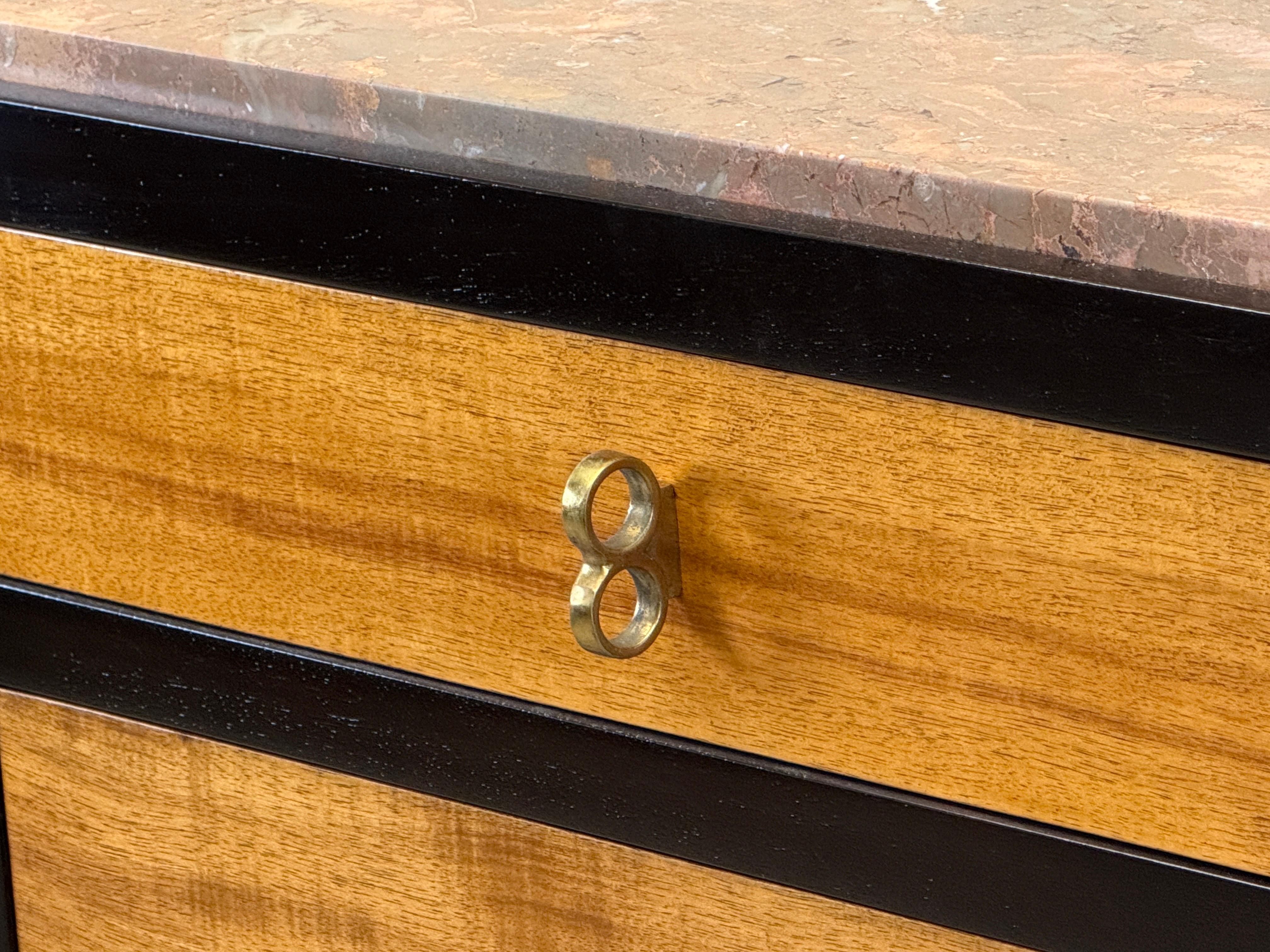 Mahogany Bar Cabinet by Edward Wormley for Dunbar For Sale