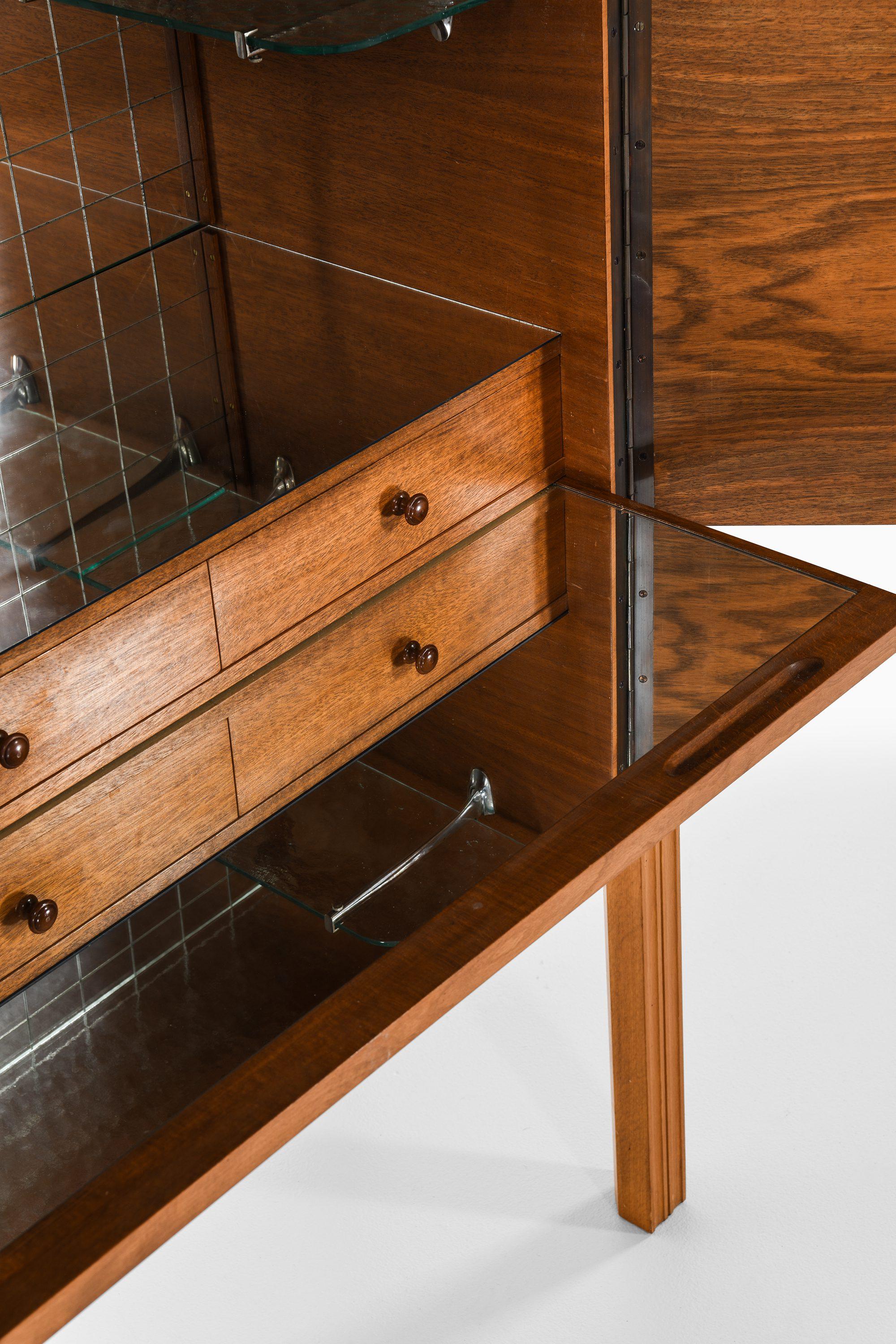 Wood Bar Cabinet by Erik Matsson, 1950's For Sale