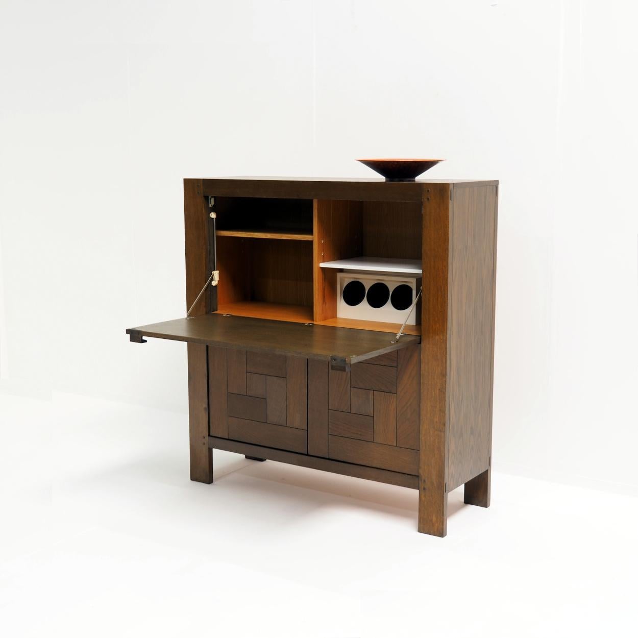 Meuble de bar par Frans Defour pour Defour, Belgique, années 1970 Bon état à Beerse, VAN