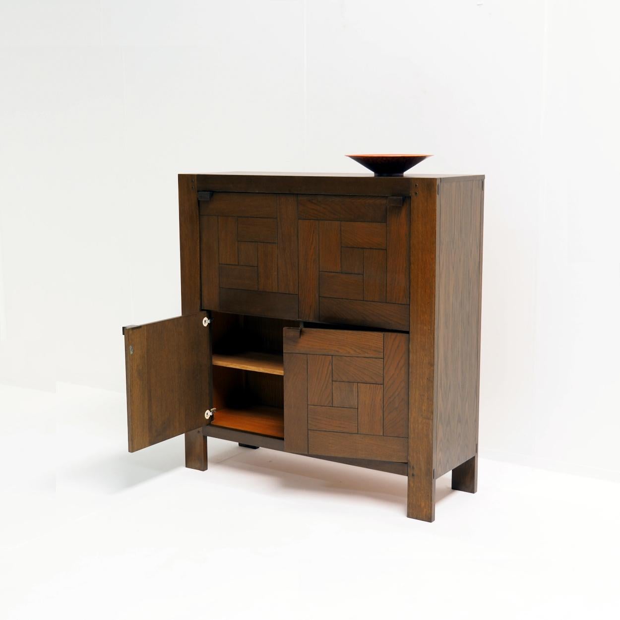 Fin du 20e siècle Meuble de bar par Frans Defour pour Defour, Belgique, années 1970