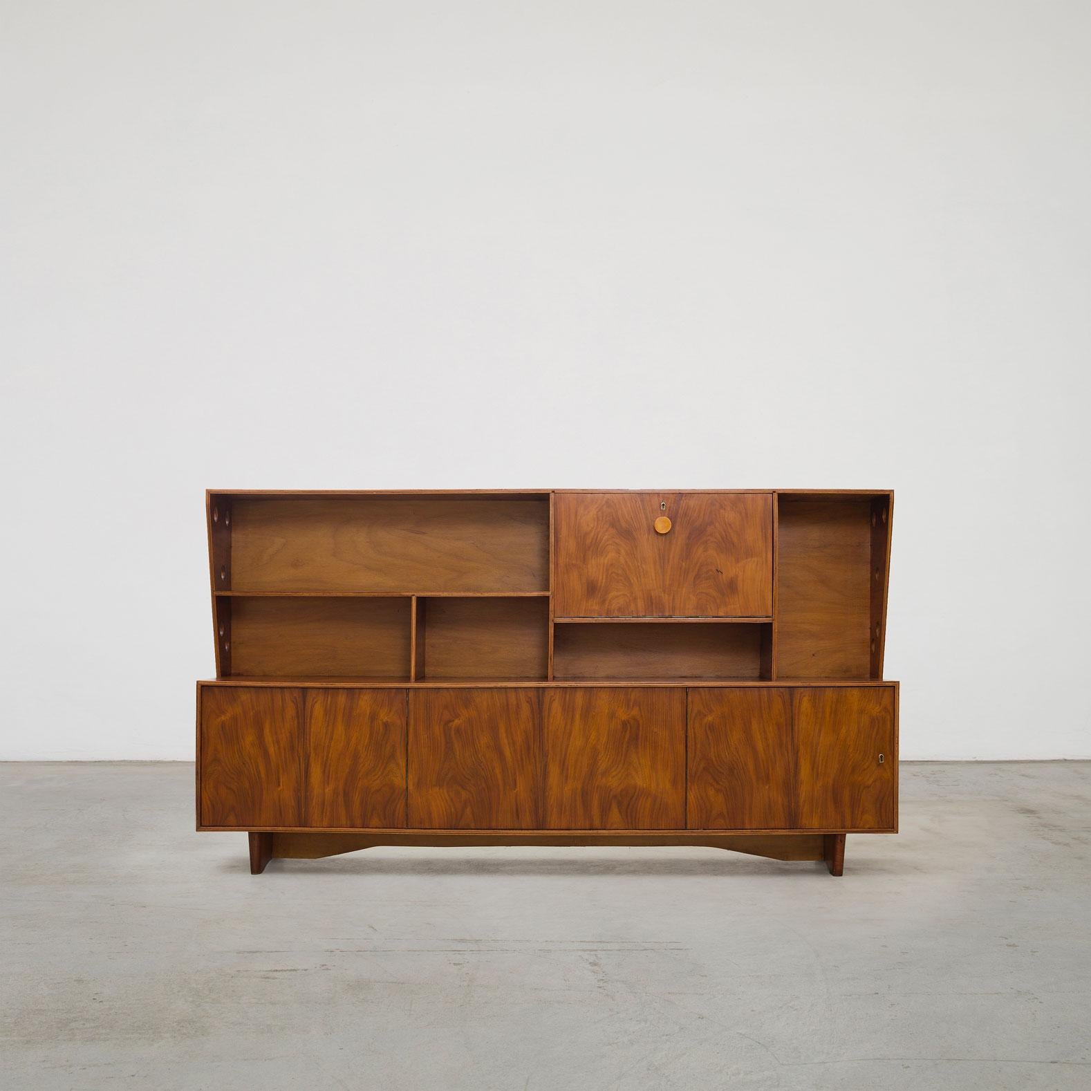 Mid-Century Modern Bar Cabinet by Jose Zanine Caldas For Sale