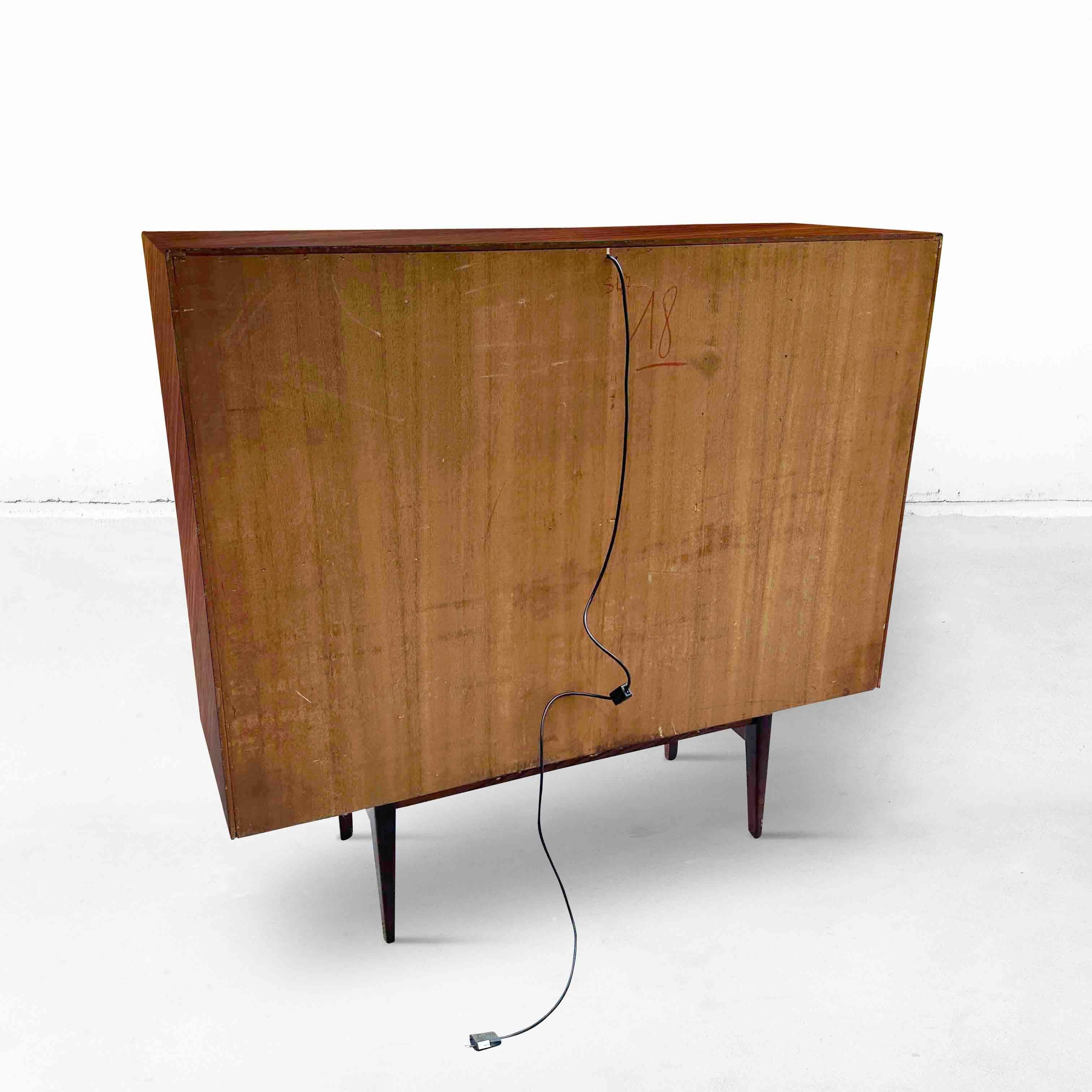 Bar Cabinet by Oswald Vermaercke for V-Form, Belgium, 1960s For Sale 8