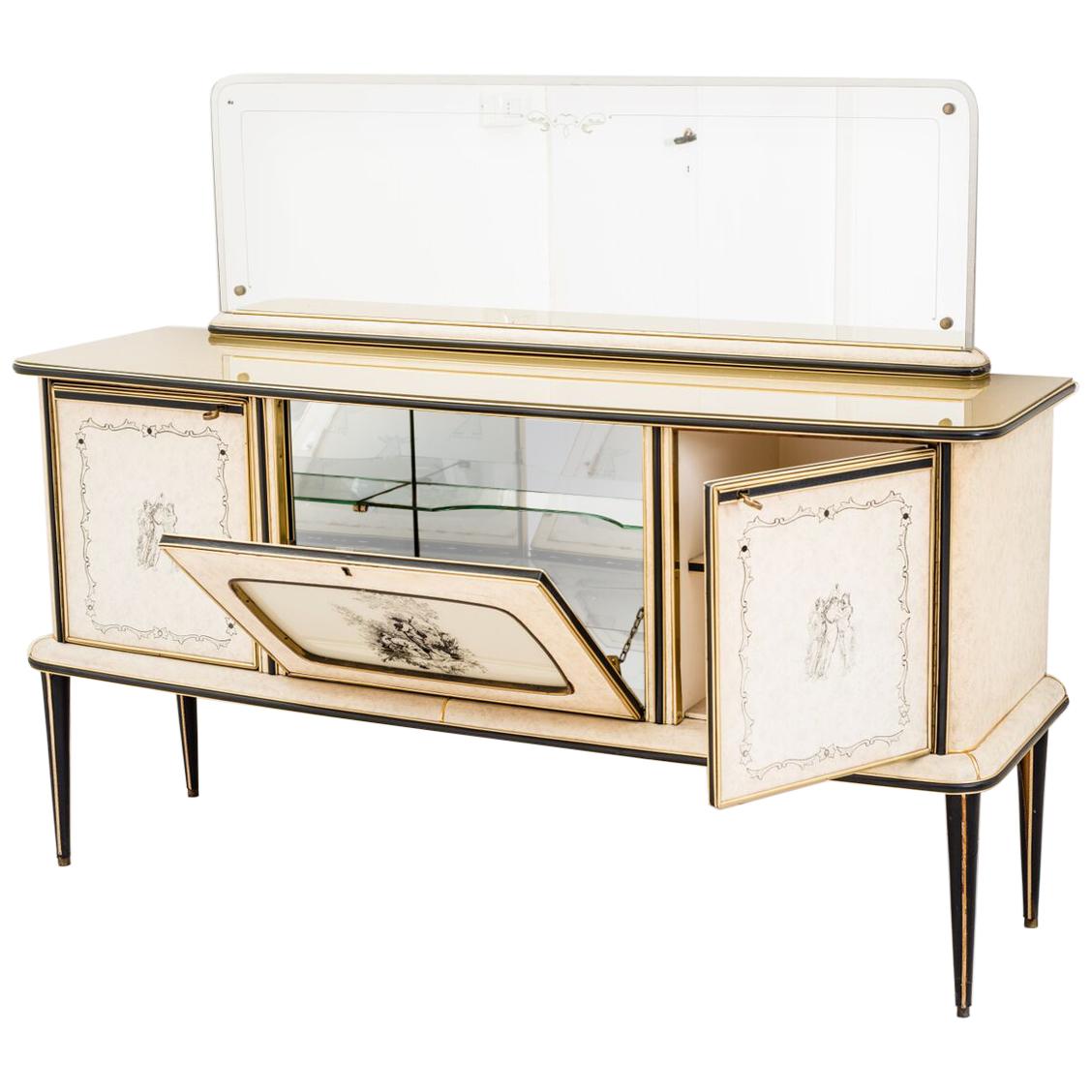 Bar Cabinet by Umberto Mascagni, 1950s For Sale