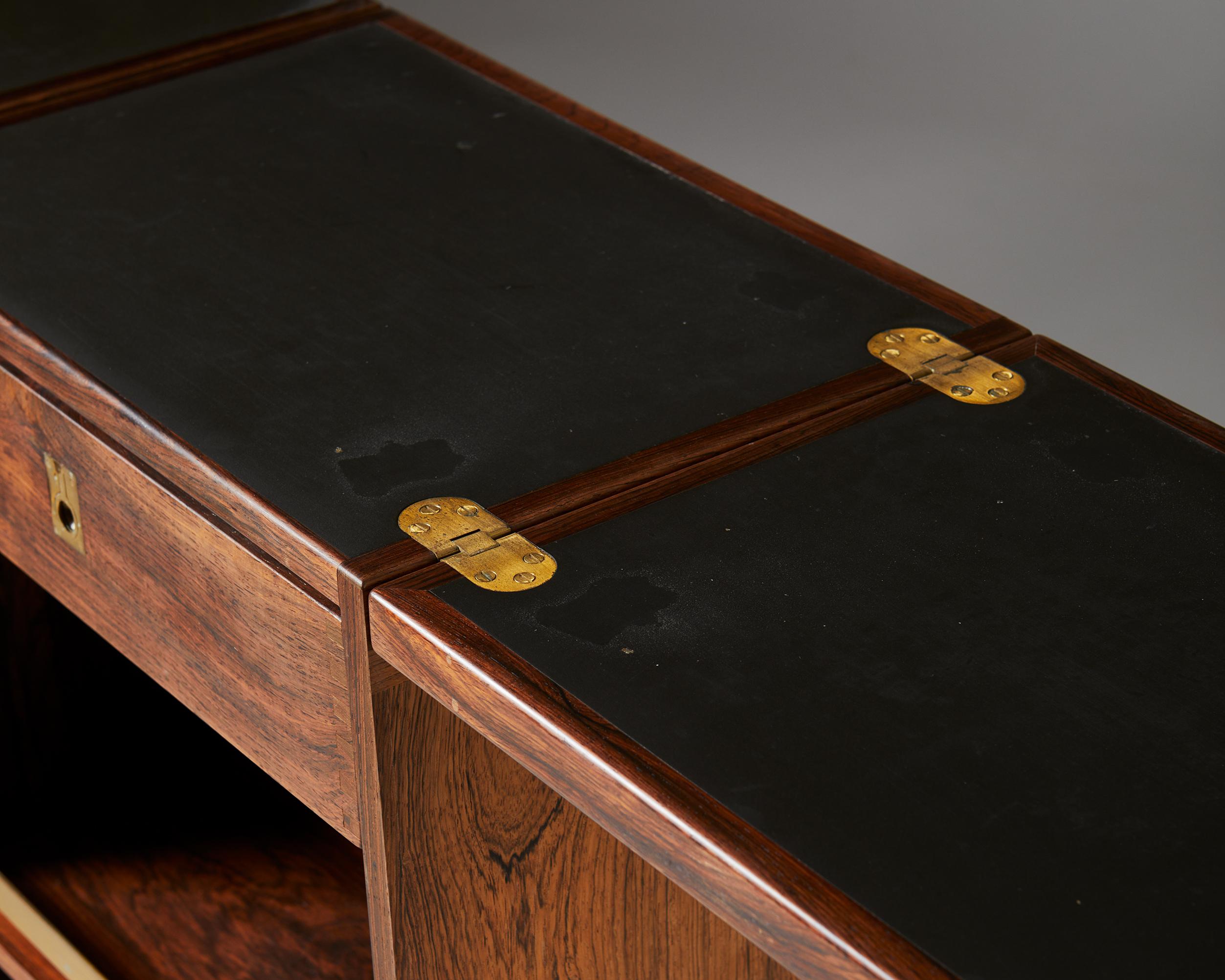 Bar Cabinet ‘Captain’s bar’, Anonymous for Dyrlund, Denmark, 1960s 4