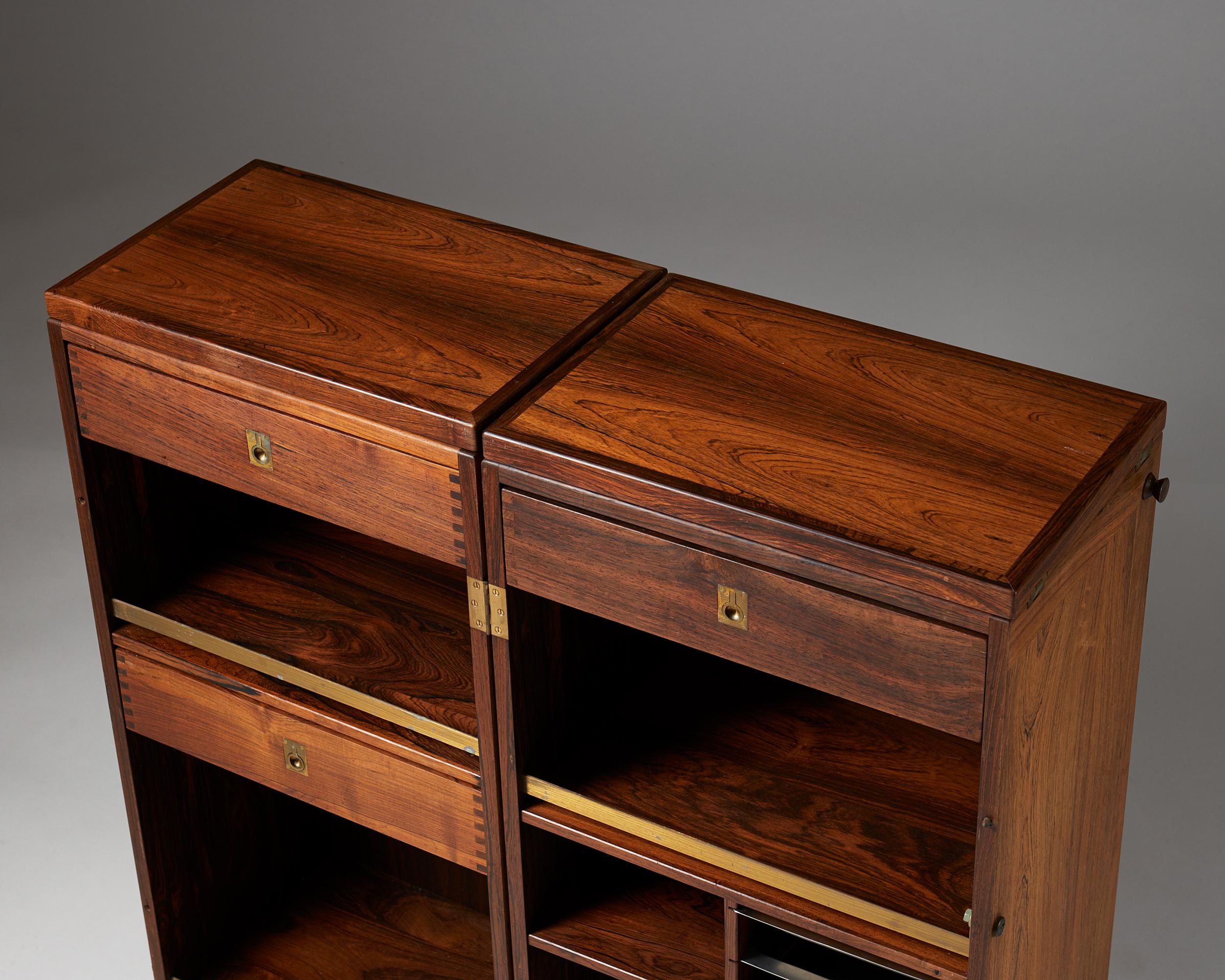Bar Cabinet ‘Captain’s bar’, Anonymous for Dyrlund, Denmark, 1960s 2