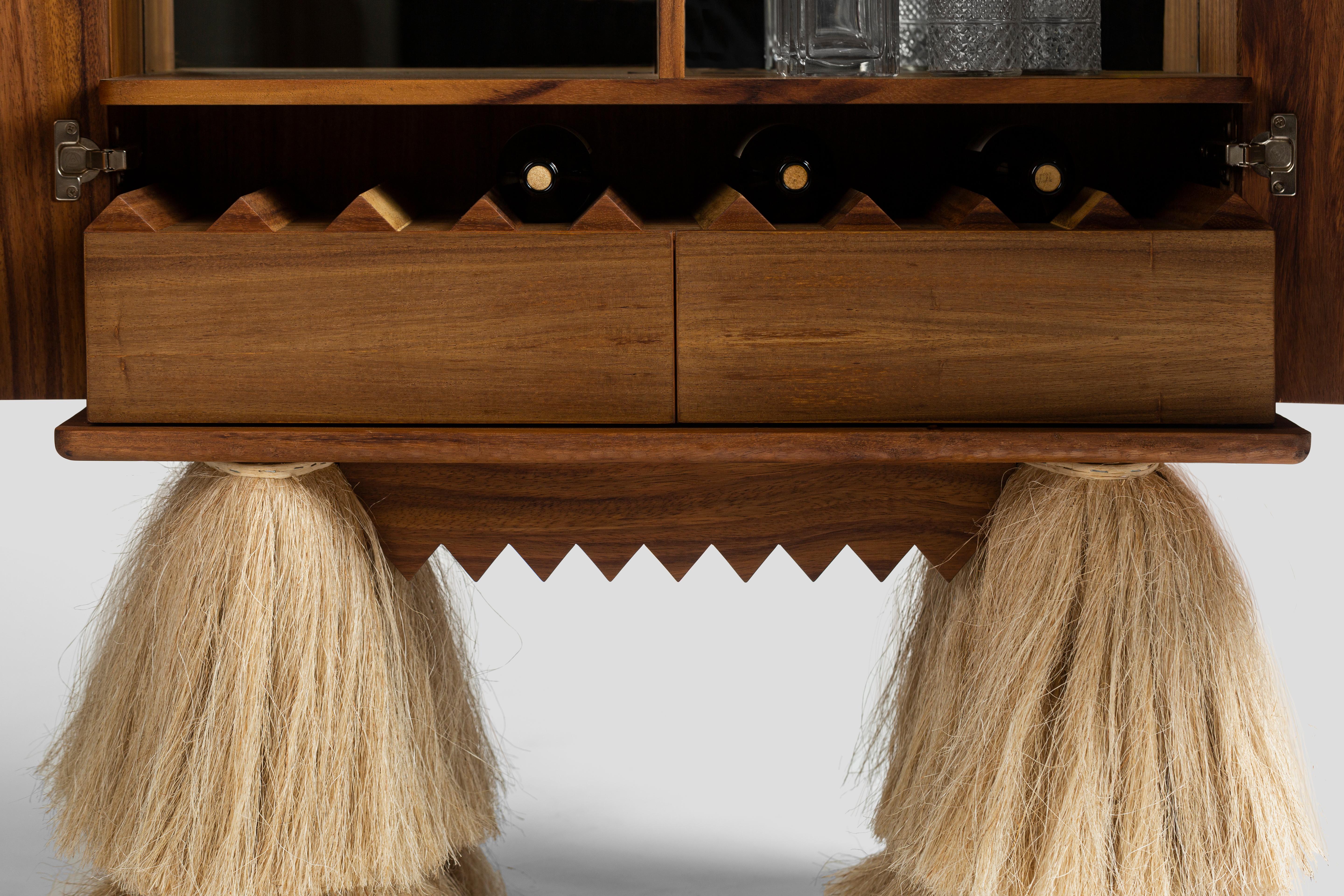 Bar Cabinet Carmen, Special Edition (Centinelas), Contemporary Mexican Design For Sale 3