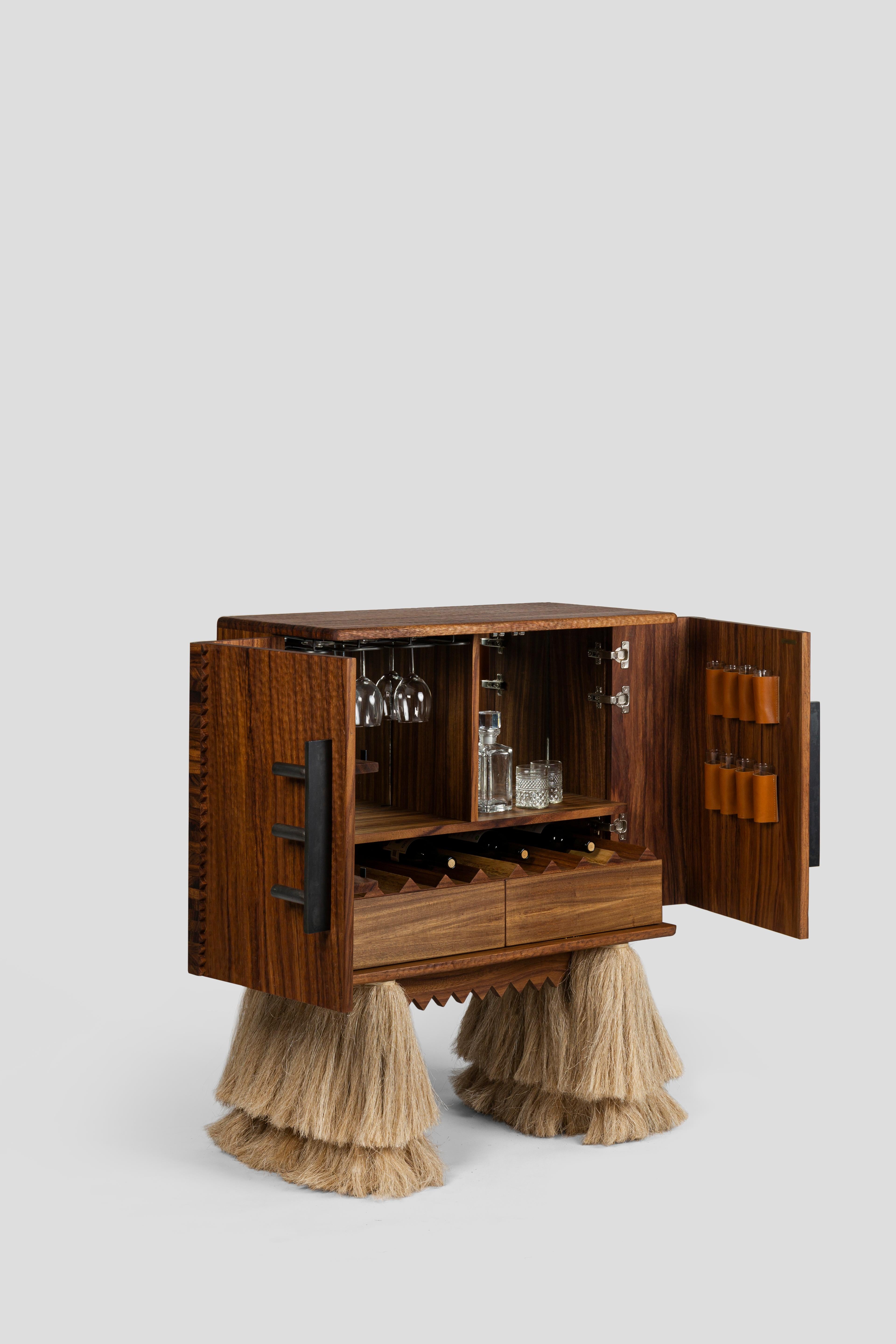 Modern Bar Cabinet Carmen, Special Edition (Centinelas), Contemporary Mexican Design For Sale
