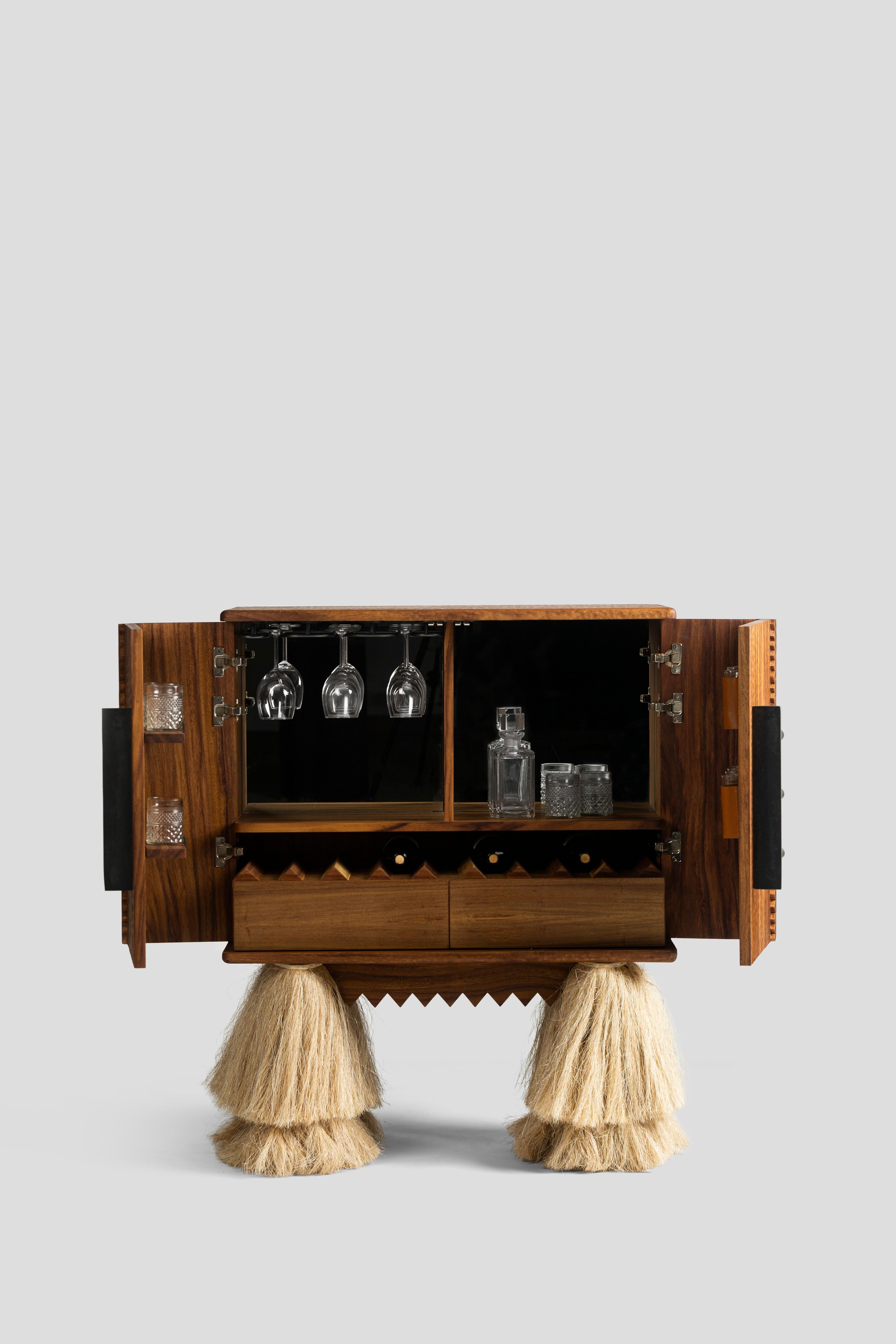Bar Cabinet Carmen, Special Edition (Centinelas), Contemporary Mexican Design For Sale 2