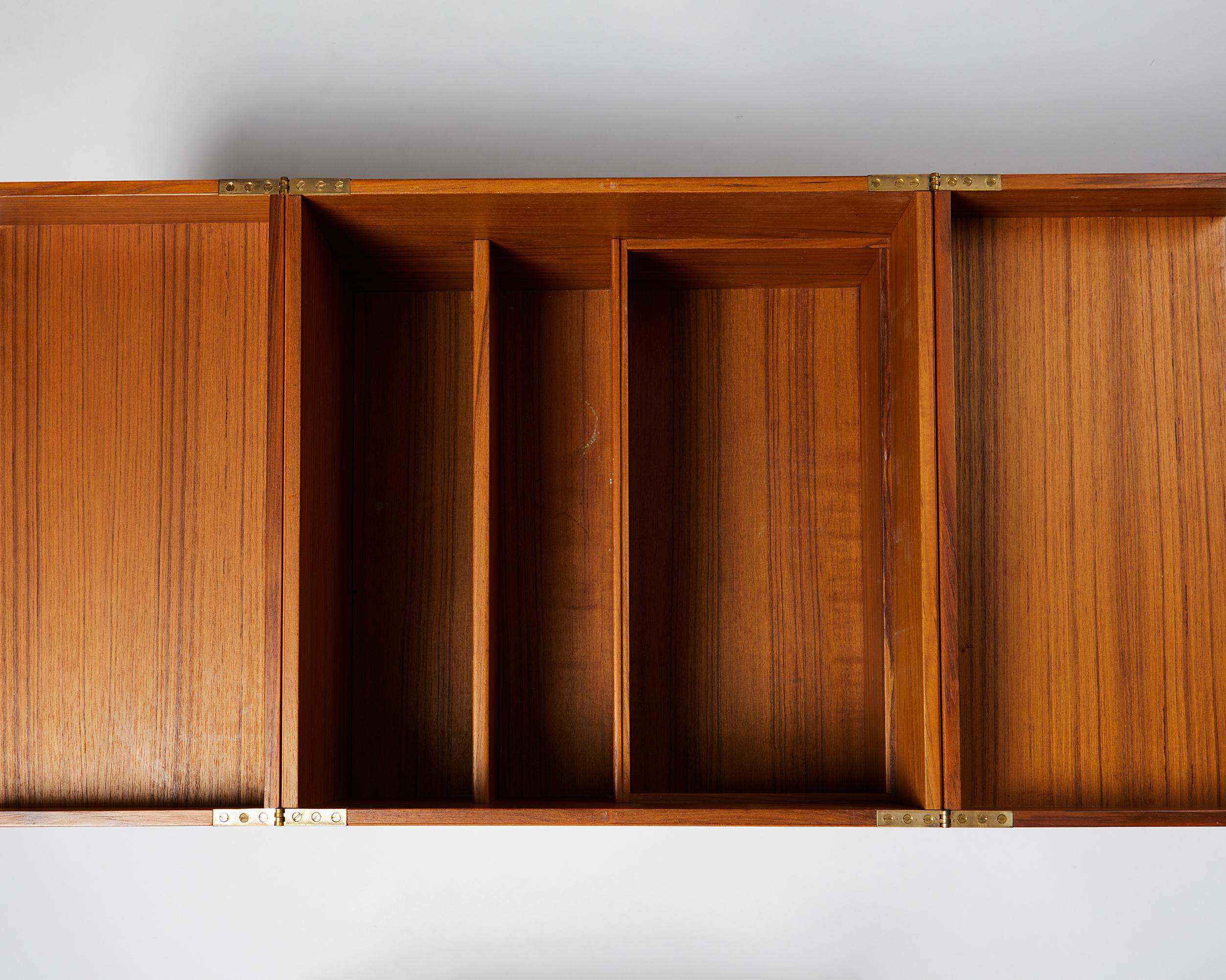 Bar Cabinet ‘Cube’ Designed by Gunnar Myrstrand for Källemo, Sweden, 1960's 2