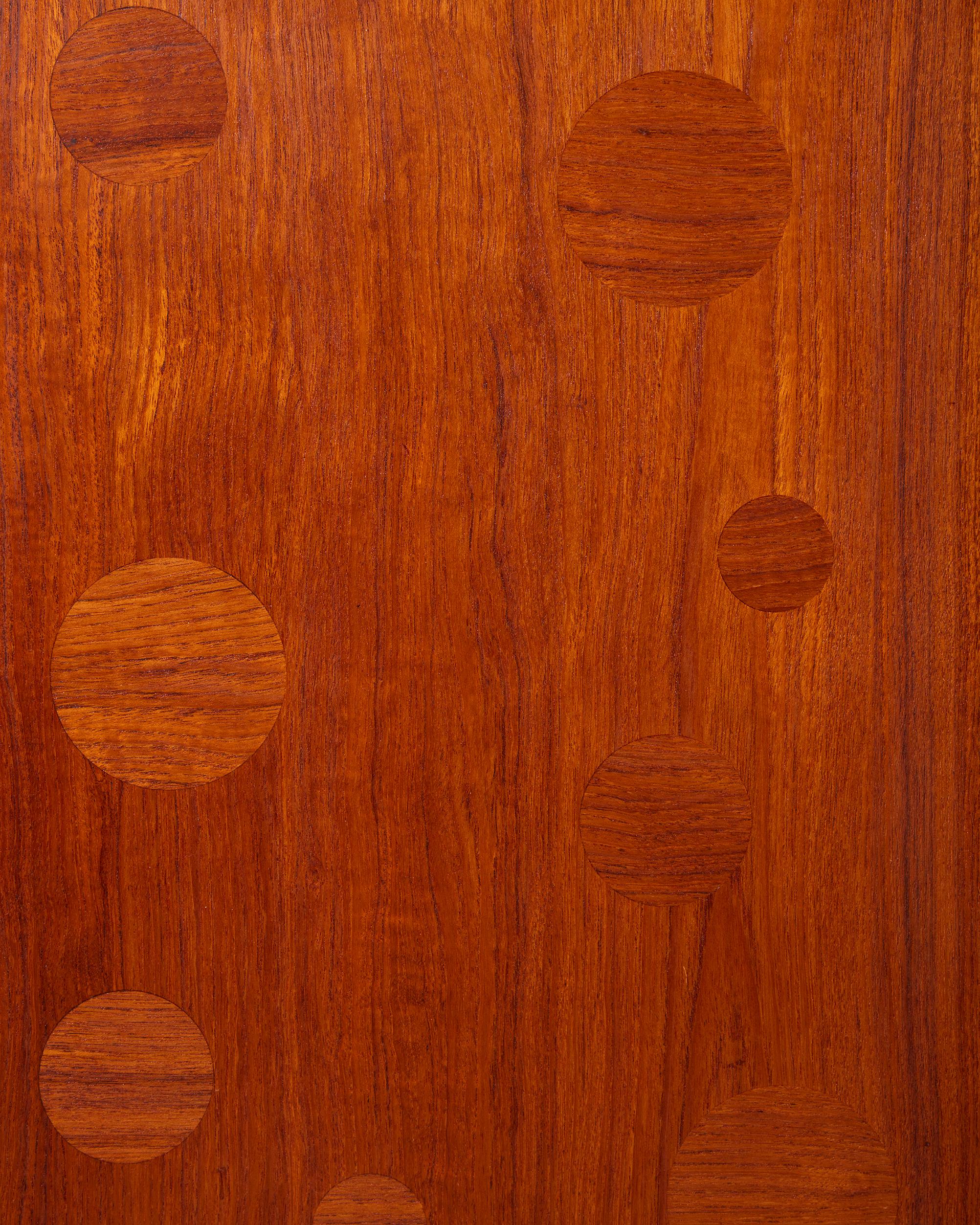 Bar cabinet designed by Kurt Östervig for KP Möbler, Denmark, 1950s teak maple For Sale 4