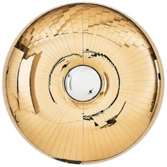 Bar Cabinet in Polished Brass and Silky Oak, Urchin by Jake Phipps