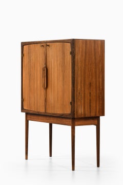 Bar Cabinet in Rosewood, Glass and Steel by Torbjørn Afdal, 1960's