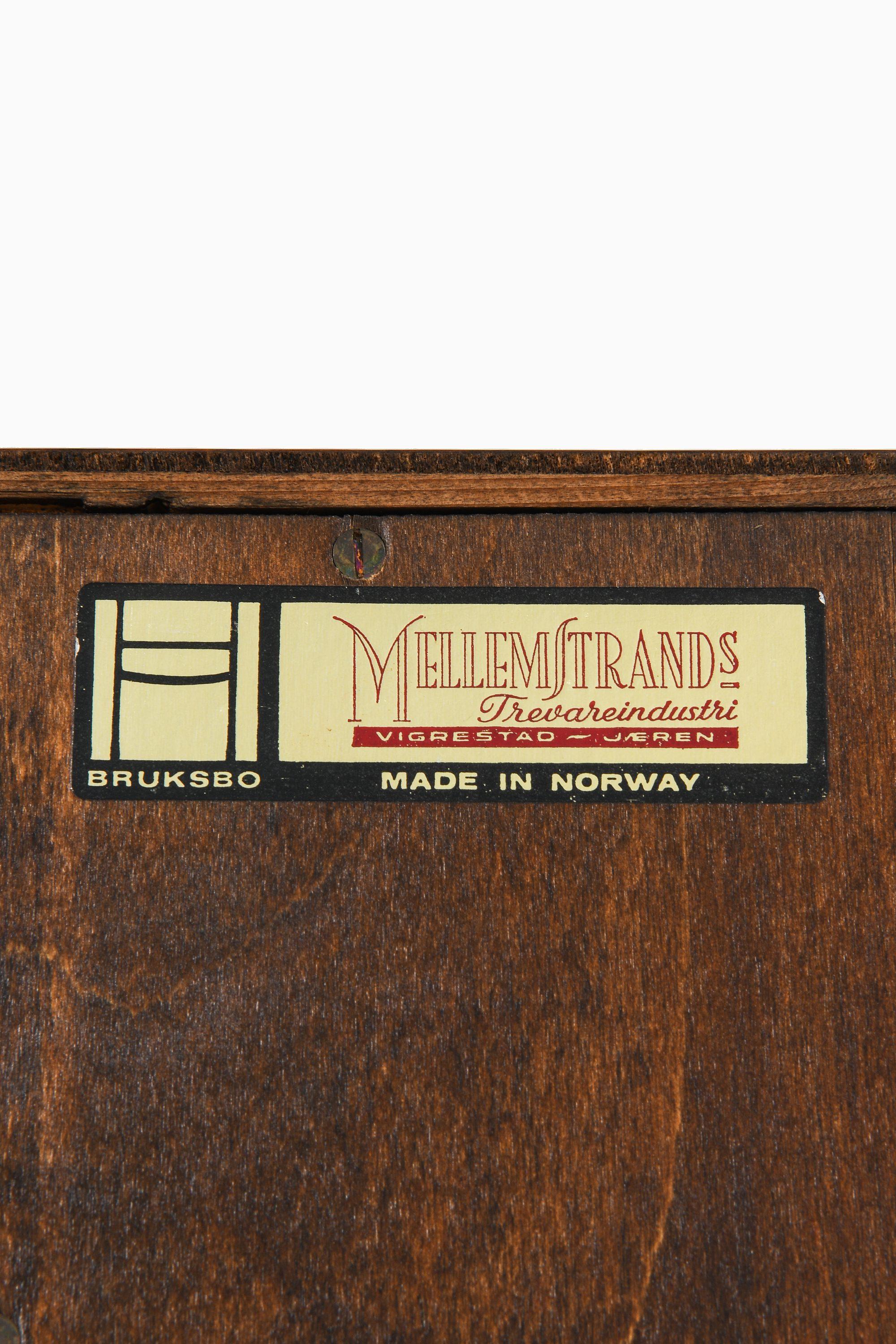 Bar Cabinet in Rosewood, Glass and Steel by Torbjørn Afdal, 1960's For Sale 1